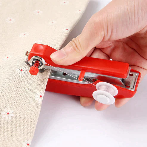 Portable Mini Manual Sewing Machine Quick Handy Stitch for Fabric Clothing Handheld  Cordless Stitching Machine DIY Sewing Tools - AliExpress